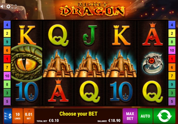 Игровой автомат «Mighty Dragon» в онлайн казино Вулкан Престиж (Vulkan Prestige)